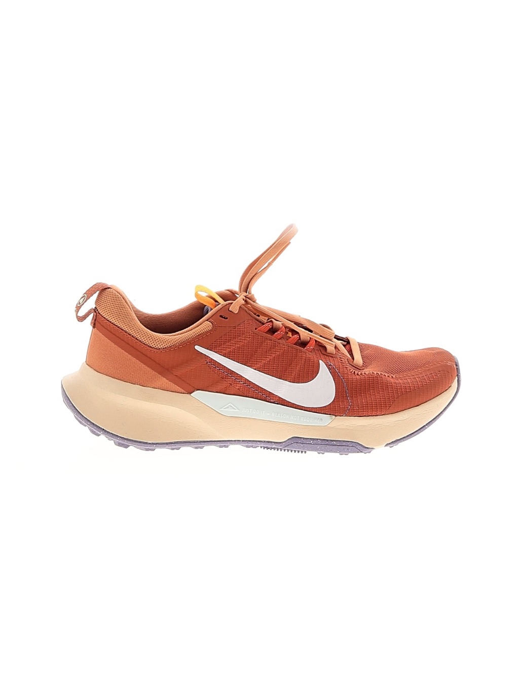 Nike Trail Running Shoe - Rust Orange With White Swoosh